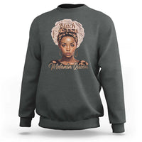 Melanin Queen Sweatshirt Proud African American Black Pride