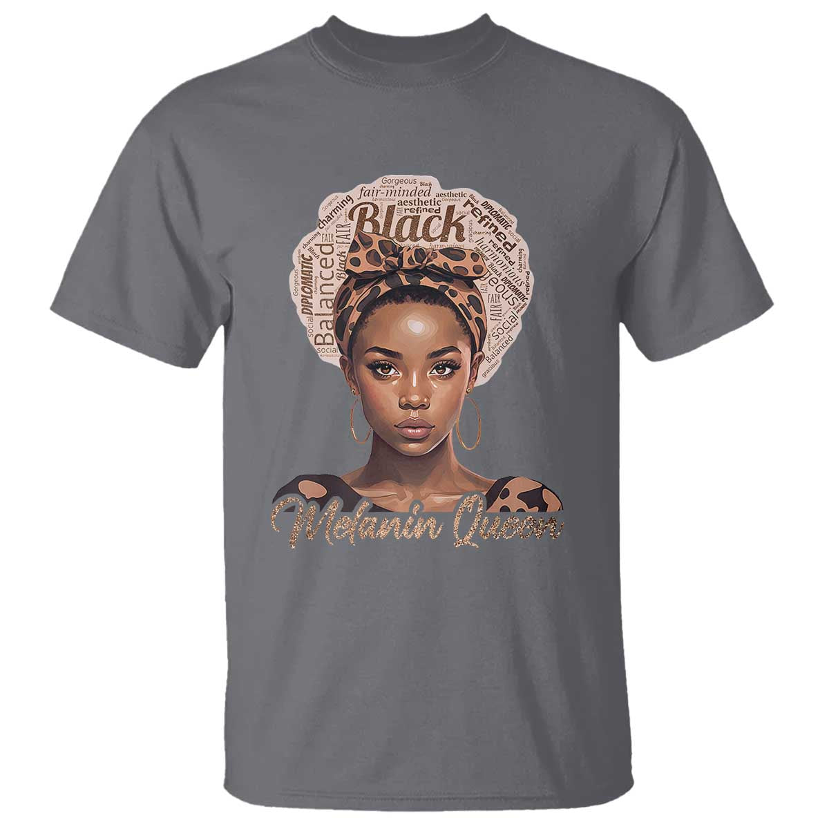 Melanin Queen T Shirt Proud African American Black Pride