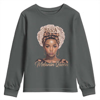 Melanin Queen Youth Sweatshirt Proud African American Black Pride