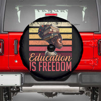 Education Is Freedom Spare Tire Cover Retro Black History Month Teacher