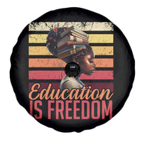 Education Is Freedom Spare Tire Cover Retro Black History Month Teacher