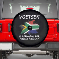 Funny Voetsek Is Afrikaans For Have A Nice Day Spare Tire Cover Vintage Saffa Flag