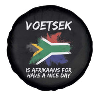 Funny Voetsek Is Afrikaans For Have A Nice Day Spare Tire Cover Vintage Saffa Flag