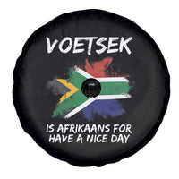 Funny Voetsek Is Afrikaans For Have A Nice Day Spare Tire Cover Vintage Saffa Flag