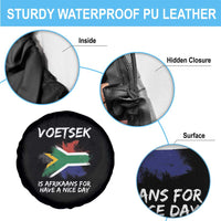 Funny Voetsek Is Afrikaans For Have A Nice Day Spare Tire Cover Vintage Saffa Flag