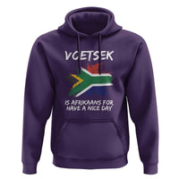 Funny Voetsek Is Afrikaans For Have A Nice Day Hoodie Vintage Saffa Flag