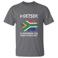 Funny Voetsek Is Afrikaans For Have A Nice Day T Shirt Vintage Saffa Flag