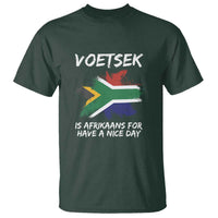 Funny Voetsek Is Afrikaans For Have A Nice Day T Shirt Vintage Saffa Flag
