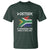 Funny Voetsek Is Afrikaans For Have A Nice Day T Shirt Vintage Saffa Flag