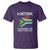 Funny Voetsek Is Afrikaans For Have A Nice Day T Shirt Vintage Saffa Flag