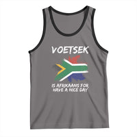 Funny Voetsek Is Afrikaans For Have A Nice Day Tank Top Vintage Saffa Flag
