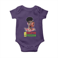 Education Is Freedom Baby Onesie Black History Month Teacher Melanin Black Girl