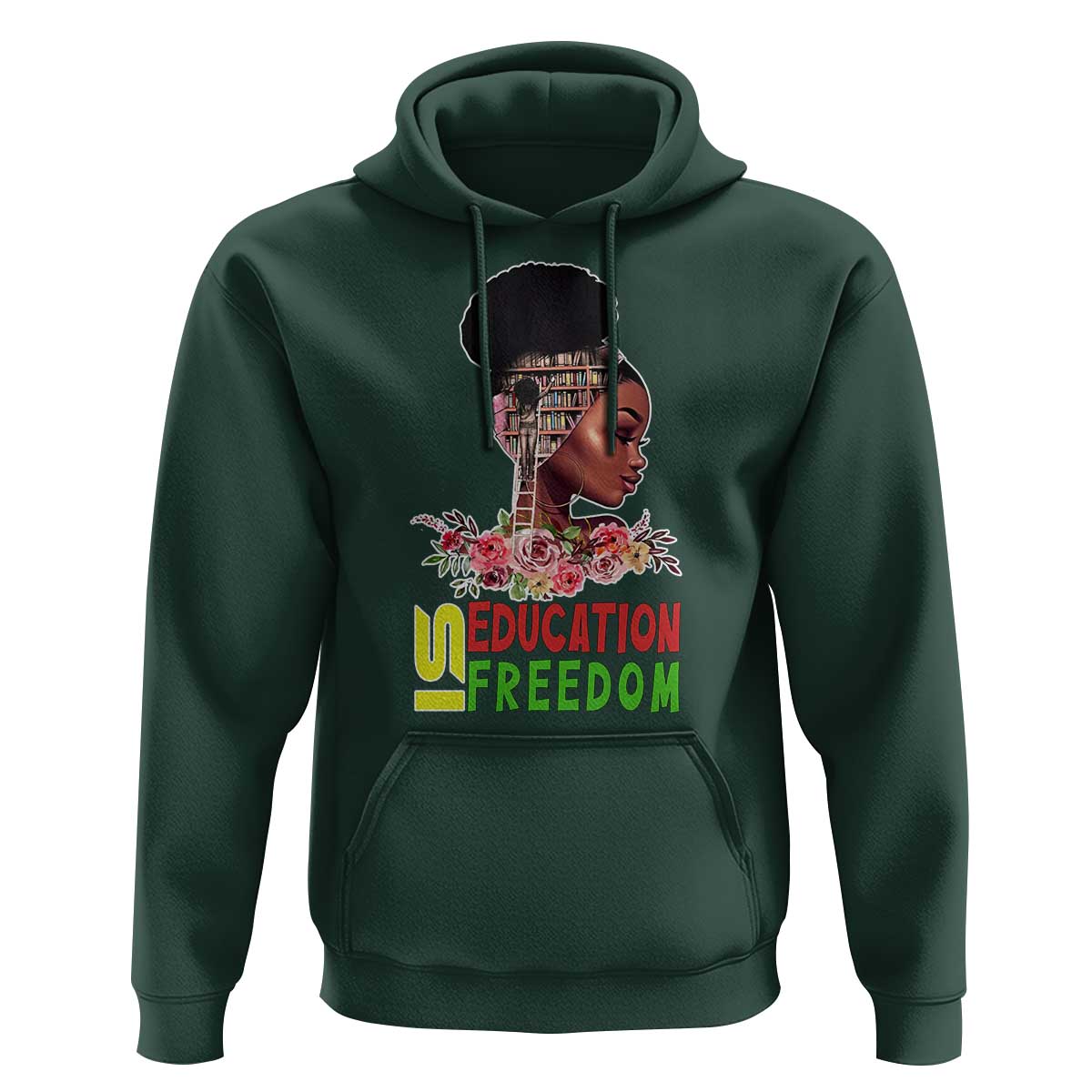 Education Is Freedom Hoodie Black History Month Teacher Melanin Black Girl
