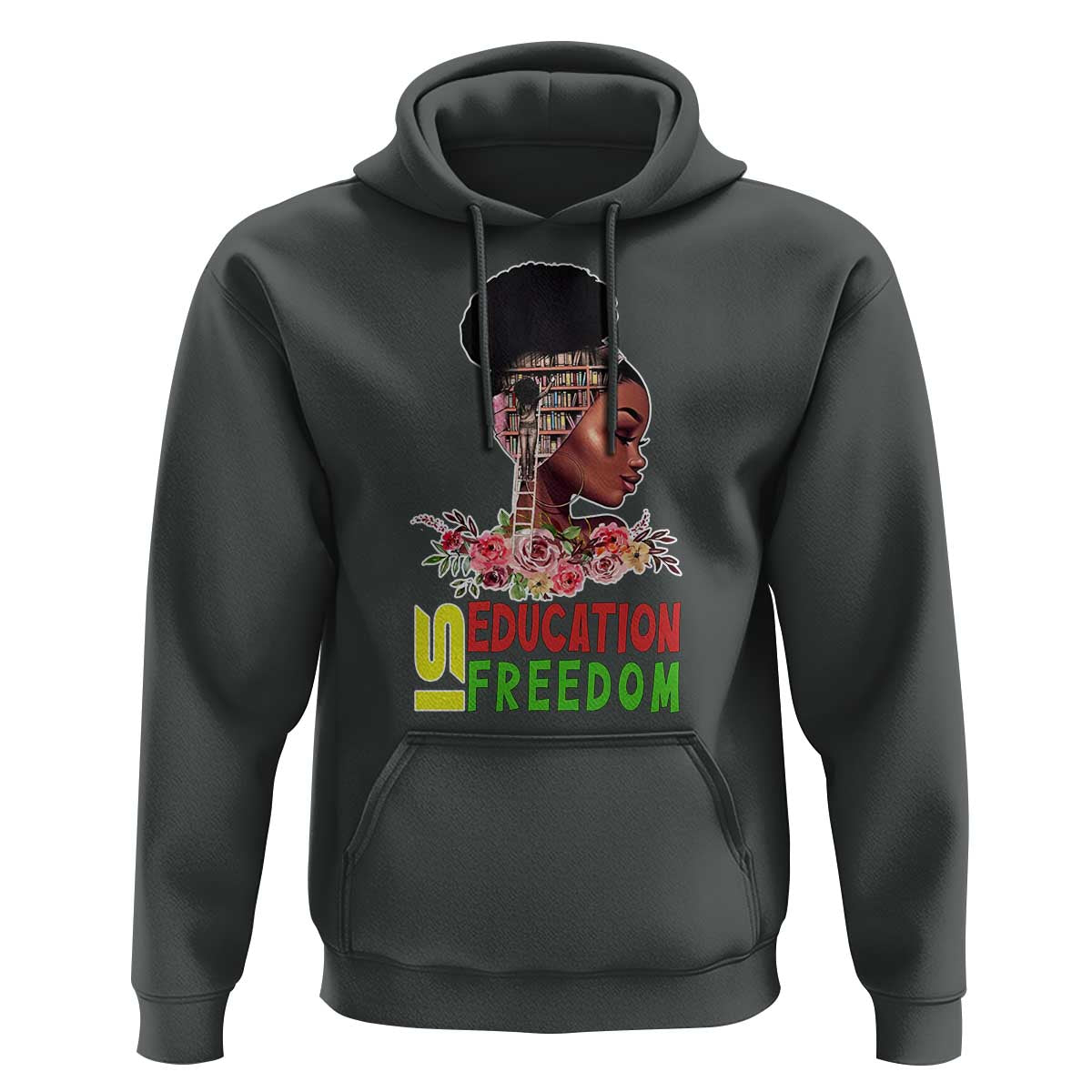 Education Is Freedom Hoodie Black History Month Teacher Melanin Black Girl