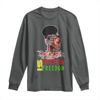 Education Is Freedom Long Sleeve Shirt Black History Month Teacher Melanin Black Girl