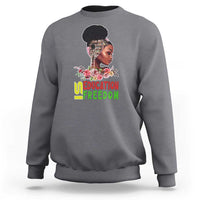 Education Is Freedom Sweatshirt Black History Month Teacher Melanin Black Girl