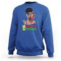 Education Is Freedom Sweatshirt Black History Month Teacher Melanin Black Girl