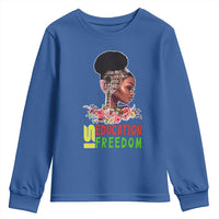 Education Is Freedom Youth Sweatshirt Black History Month Teacher Melanin Black Girl