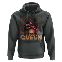 African American Pride Hoodie Melanin Queen Afro Messy Bun