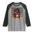 African American Pride Raglan Shirt Melanin Queen Afro Messy Bun