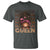 African American Pride T Shirt Melanin Queen Afro Messy Bun