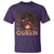 African American Pride T Shirt Melanin Queen Afro Messy Bun