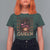 African American Pride T Shirt For Women Melanin Queen Afro Messy Bun