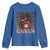 African American Pride Youth Sweatshirt Melanin Queen Afro Messy Bun