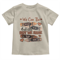 African American Teacher Toddler T Shirt We Can Be Different On The Outside But We Have The Same Heart Inside Melanin Crayons