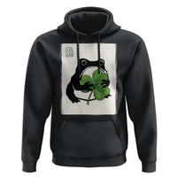 Funny Grumpy Frog Japanese St Patricks Day Hoodie