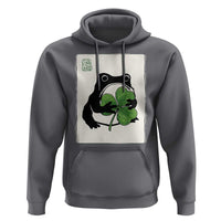 Funny Grumpy Frog Japanese St Patricks Day Hoodie