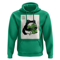 Funny Grumpy Frog Japanese St Patricks Day Hoodie