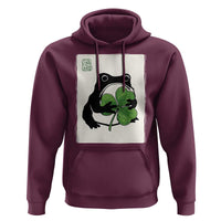 Funny Grumpy Frog Japanese St Patricks Day Hoodie