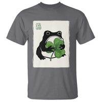 Funny Grumpy Frog Japanese St Patricks Day T Shirt