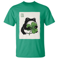 Funny Grumpy Frog Japanese St Patricks Day T Shirt