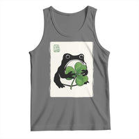 Funny Grumpy Frog Japanese St Patricks Day Tank Top