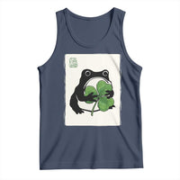 Funny Grumpy Frog Japanese St Patricks Day Tank Top