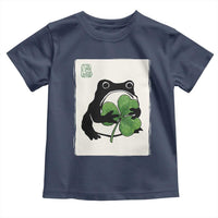 Funny Grumpy Frog Japanese St Patricks Day Toddler T Shirt