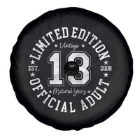 Funny 18th Birthday Spare Tire Cover Est 2008 Limited Edition Official Adult