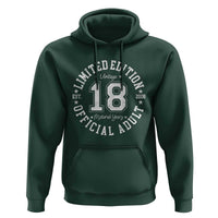 Funny 18th Birthday Hoodie Est 2008 Limited Edition Official Adult