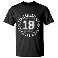 Funny 18th Birthday T Shirt Est 2008 Limited Edition Official Adult