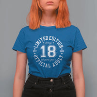 Funny 18th Birthday T Shirt For Women Est 2008 Limited Edition Official Adult