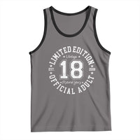 Funny 18th Birthday Tank Top Est 2008 Limited Edition Official Adult