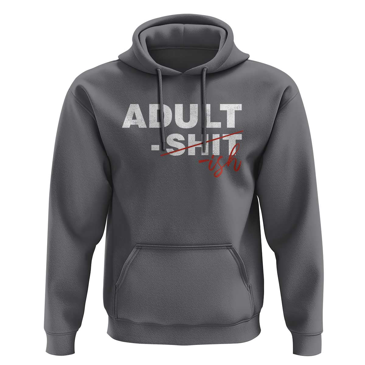 Funny Adultish 18th Birthday Hoodie Adult Shit 18 Years Old Joke