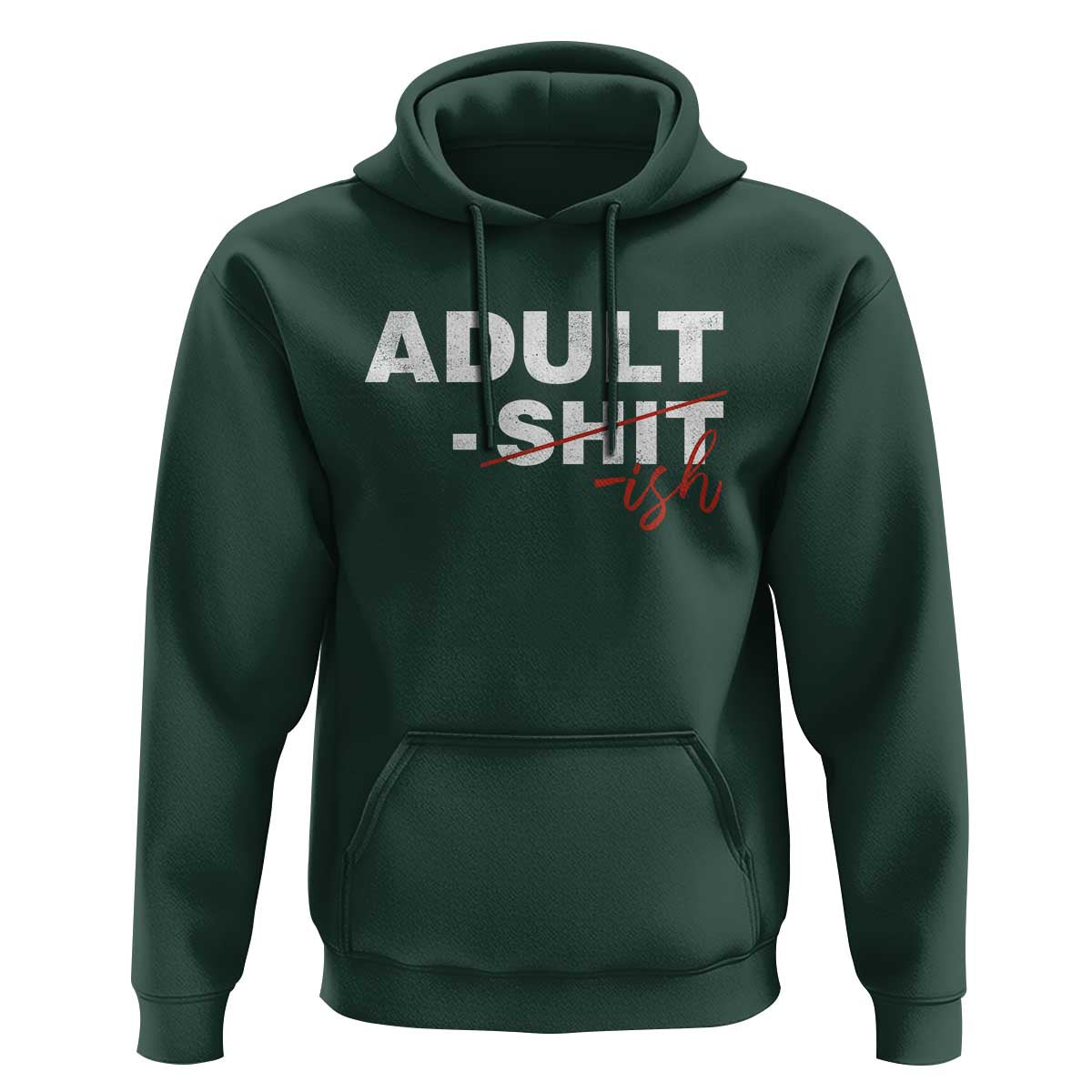 Funny Adultish 18th Birthday Hoodie Adult Shit 18 Years Old Joke