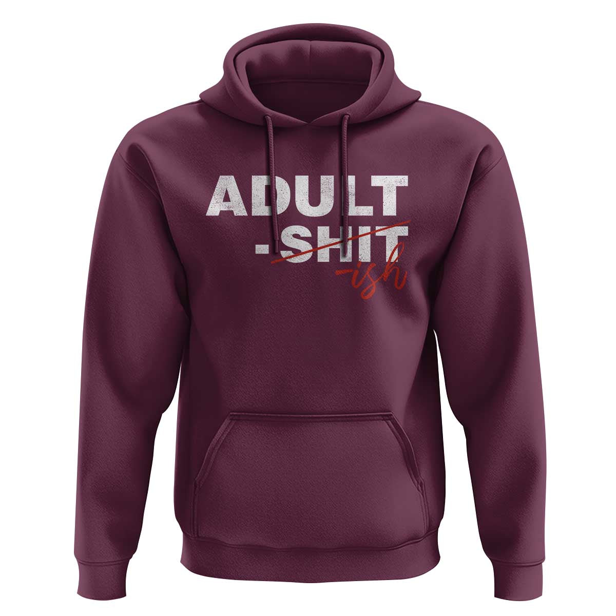 Funny Adultish 18th Birthday Hoodie Adult Shit 18 Years Old Joke