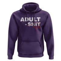 Funny Adultish 18th Birthday Hoodie Adult Shit 18 Years Old Joke