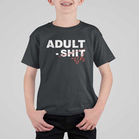 Funny Adultish 18th Birthday T Shirt For Kid Adult Shit 18 Years Old Joke