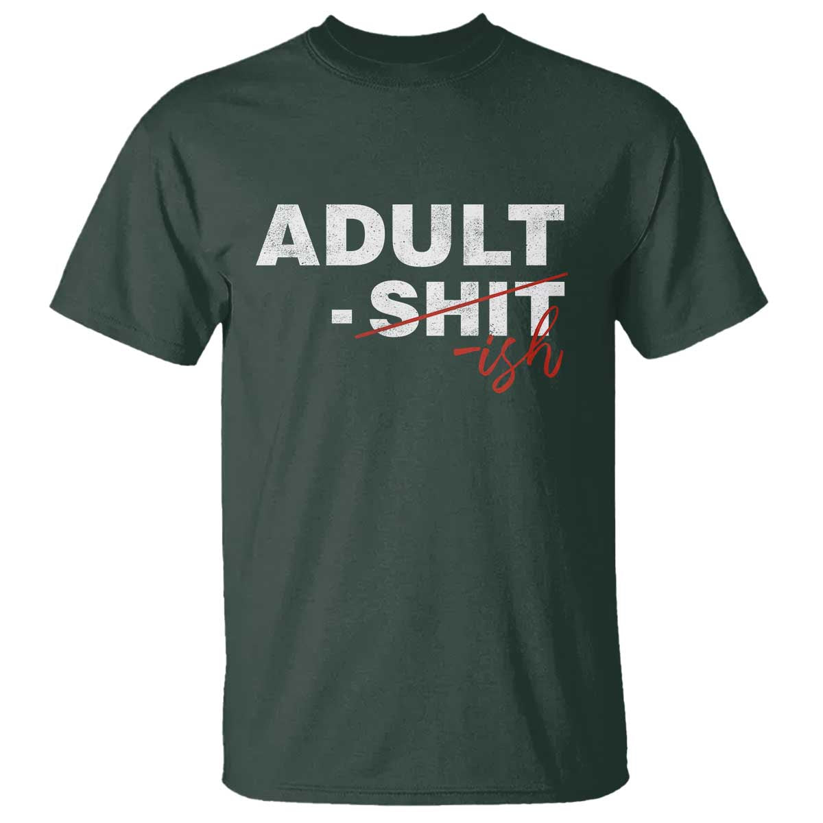 Funny Adultish 18th Birthday T Shirt Adult Shit 18 Years Old Joke
