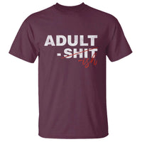 Funny Adultish 18th Birthday T Shirt Adult Shit 18 Years Old Joke